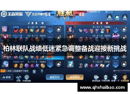 柏林联队战绩低迷紧急调整备战迎接新挑战